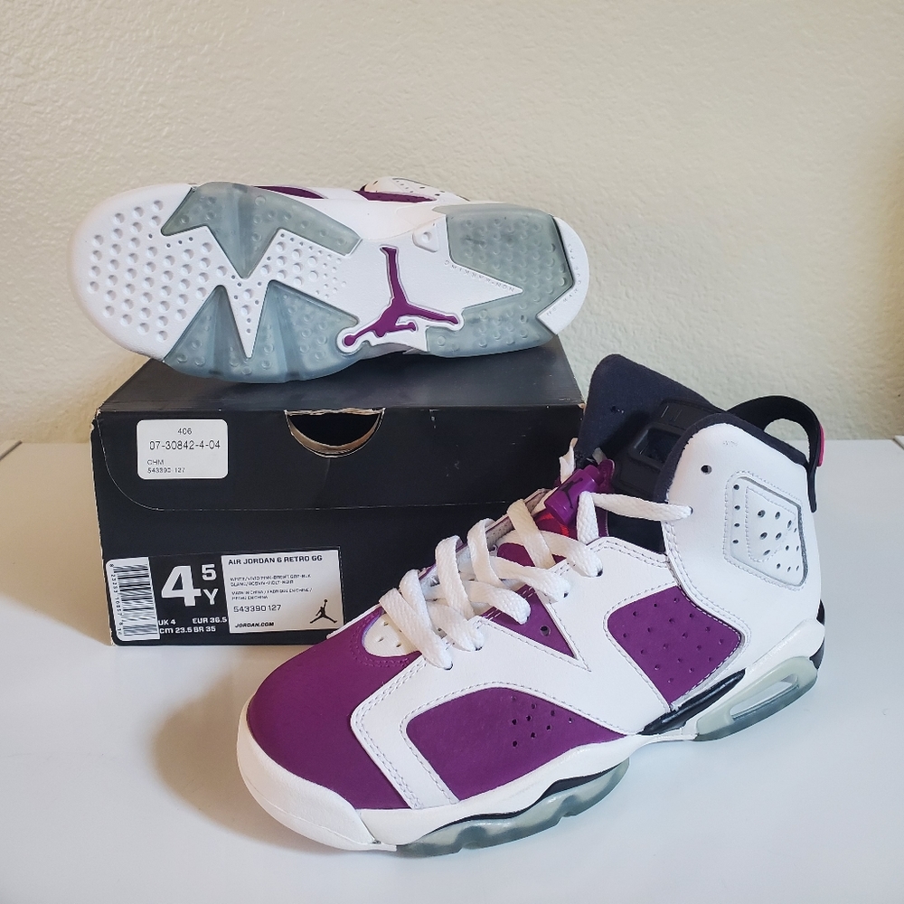 🍇 Air Jordan 6 retro GG vivid pink grape